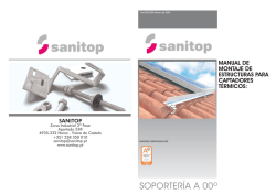 Manual cubierta inclinada Sanitop.FH11