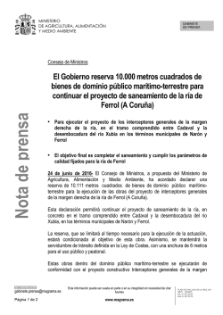 16.06.24 CM reserva DPMT obras saneamiento Ría Ferrol