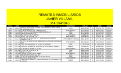 Descargar listado - Remates Inmobiliarios Colombia