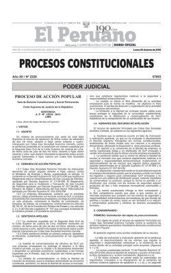 procesos constitucionales - Peruana