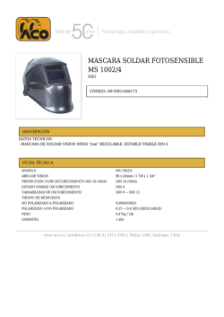 mascara soldar fotosensible ms 1002/4