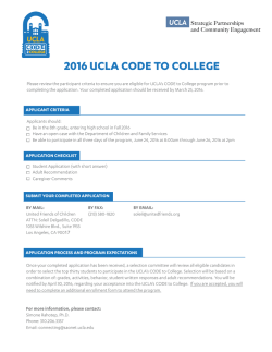 2016 ucla code to college