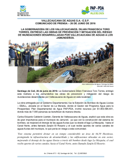 Comunicado en PDF. - Vallecaucana de Aguas SAESP