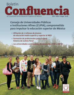Archivo PDF del Boletín Confluencia a texto completo