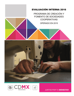 evaluación interna 2016 programa de creación y fomento - DIF-DF