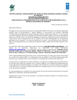 SDC 061 Documento SDC - Procurement Notices