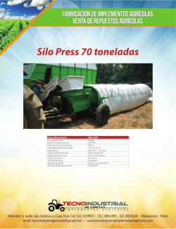 Silo Press 70 toneladas