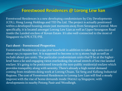 Forestwood Residences @ Lorong Lew lian