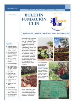 Julio - Fundación CUIN