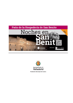`Noches San Benito 2016`371 KB 5 páginas