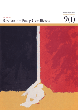 Revista de Paz y Conflictos