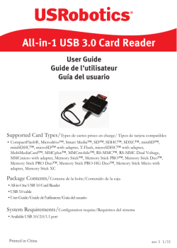 All-in-1 USB 3.0 Card Reader