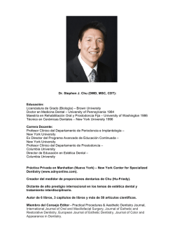 CV del Dr. Chu