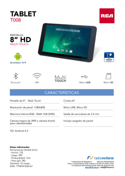 8” hd tablet