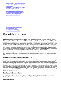 Martha julia en h extremo