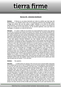 Barroco III - Artemisia Gentileschi