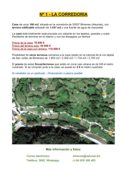 descargar folleto (pdf - 11 mb) - Casa de Aldea Asturias | asturias.biz