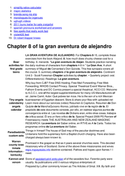 Chapter 8 of la gran aventura de alejandro