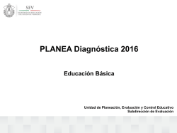 PLANEA Diagnóstica 2016
