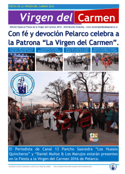 Fiesta de la virgen del carmen 2016