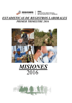 Informe EMPLEO - Antena Misiones