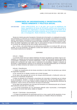 Orden UMA/23/2016 - Boletín Oficial de Cantabria