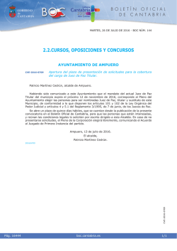 AYUNTAMIENTO DE AMPUERO - Boletín Oficial de Cantabria