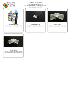 Catálogo de productos - IMPACTO VISUAL INTERNACIONAL