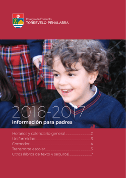 CURSO 2016/17 - Colegio Torrevelo