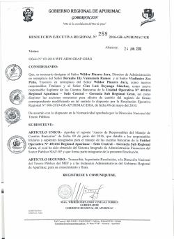 288 - Gobierno Regional de Apurimac
