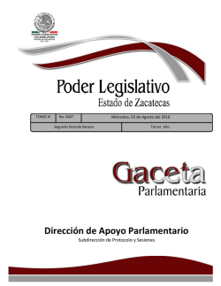 0407 - Congreso del Estado de Zacatecas