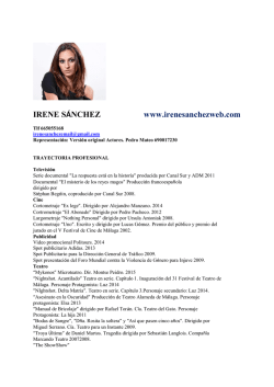 Descargar CV - Irene Sanchez