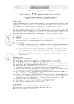directiva - unidad de gestion educativa local yunguyo