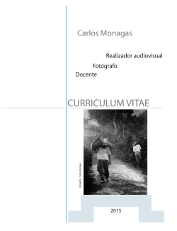 Curriculum - Carlos Monagas
