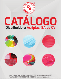 Catalogo - Distribuidora Acriplas