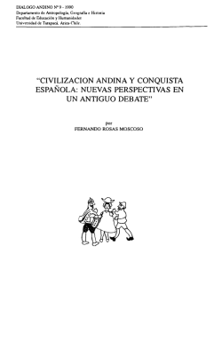 civilizacion andina y conquista española: nuevas