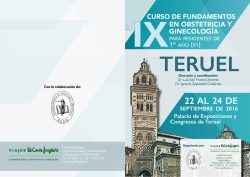 22 AL 24 DE - SEGO Sociedad Española de Ginecología y Obstetricia