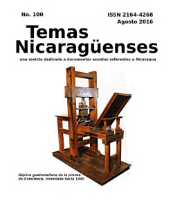 100 - Revista de Temas Nicaragüenses