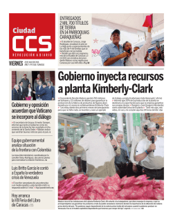 Gobierno inyecta recursos a planta Kimberly-Clark