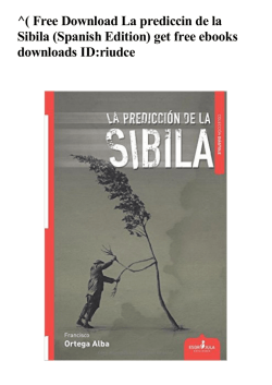 ( Free La prediccin de la Sibila (Spanish Edition