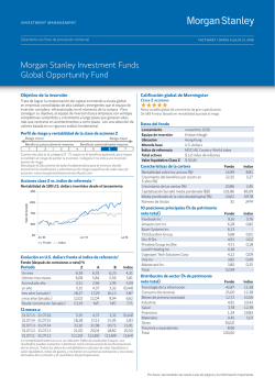 Morgan Stanley Investment Funds Global Opportunity Fund