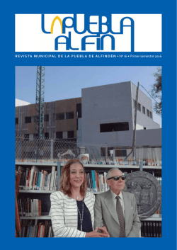 Revista junio 2016 - Ayuntamiento de La Puebla de Alfindén