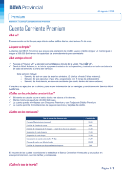 Cuenta Corriente Premium