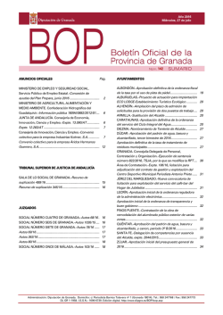 Publicación BOP - Ayuntamiento de Alhendín