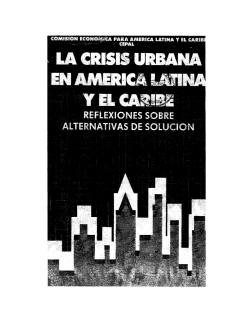 la crisis urbana en americ4 l4i1 - Repositorio CEPAL