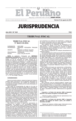 tribunal fiscal - Peruana