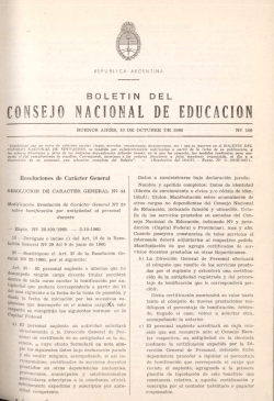 consejo nacional de educacion - Biblioteca Nacional de Maestros