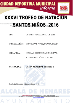 Resultados XXXVI Trofeo de Santos Niños
