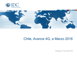 Acuerdo de Cooperación Subtel e IDC Chile