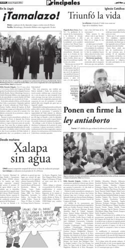 Triunfó la vida - La Política desde Veracruz